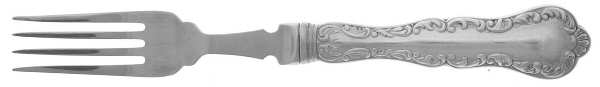 Louis XV (Sterling, 1914) Individual Hollow Fish Fork, Stainless Tines