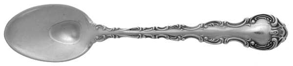 Pompadour (Sterling, 1914, No Monograms) Demitasse Spoon