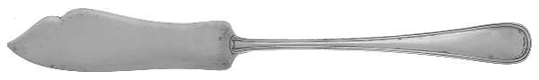 Saxon (Sterling, 1914, No Monograms) Flat Handle Master Butter Knife