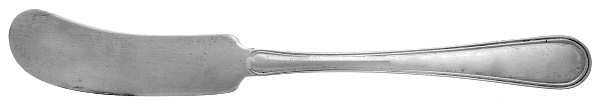 Saxon (Sterling, 1914, No Monograms) Flat Handle Butter Spreader