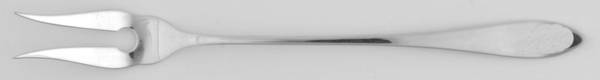 Tudor Plain (Sterling) Short Handle Pickle/Olive Fork