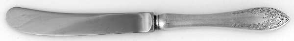 Tudor Royal (Sterling) Butter Spreader Hollow Hdl-Paddle/Stainless Blade by Birks Silver