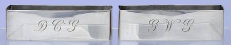 Sterling Hollowware Napkin Ring - Set of 2
