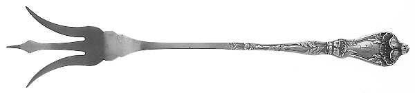 Poppy (Sterling) Large Lettuce Serving Fork