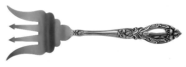 Lady Clare (Sterling, 1914) Small Chipped Beef Fork by Baker Manchester