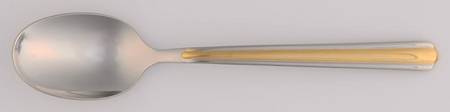 Piazza Gold (Stainless, Gold Accent) Teaspoon