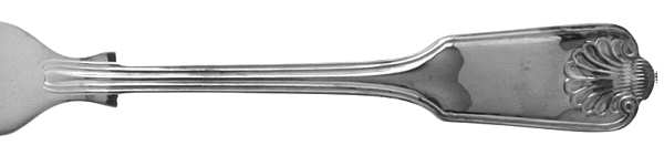 Fiddle Thread and Shell (Silverplate, 1980) by George Butler