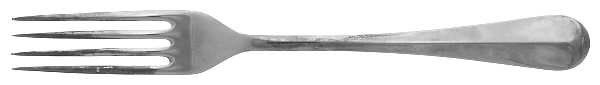 Rattail (Silverplate) Dessert Fork