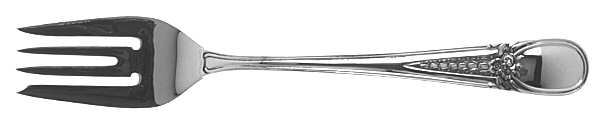 Flowered Antique (Sterling, 1940) Individual Salad Fork