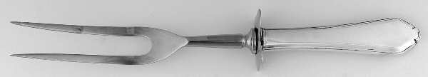 Gilbert Stuart (Sterling, 1946) Small Steak Carving Fork with Stainless Prongs