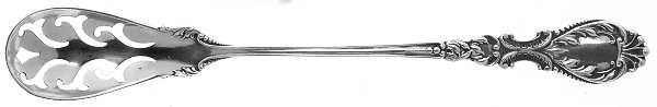 Nautilus (Sterling, 1900) Pierced Bowl Short Handle Olive Spoon