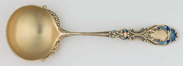 Nautilus (Sterling, 1900) Bon Bon Spoon, Enameled Handle