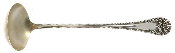 BMS14 (Sterling) Solid Piece Cream Ladle