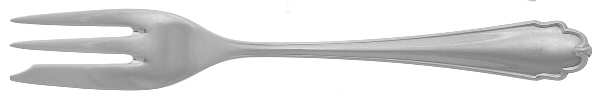 Liselotte (Silverplate) Individual Cake Fork by Bruckmann & Sohne