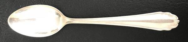Liselotte (Silverplate) Dessert/Oval Soup Spoon by Bruckmann & Sohne