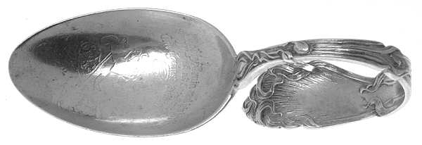 Narcissus (Sterling) Spoon-Baby/Curved Handle