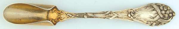 Narcissus (Sterling) Solid Cheese Scoop