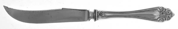 Claremont (Sterling) Orange Knife with Silverplate Blade