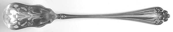 Claremont (Sterling) Pierced Bowl Long Handle Olive Spoon