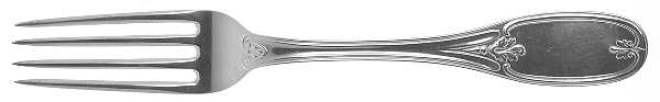 Coin Silver Flatware Individual Salad Fork