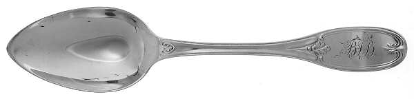 Coin Silver Flatware Tablespoon (Serving Spoon)