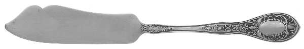 BAO2 (STERLING) Flat Handle Master Butter Knife