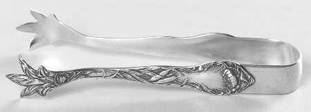 Lotus (Sterling) Sugar Tongs