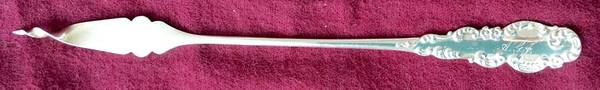 BLS7 (STERLING) One Tine Butter Pick