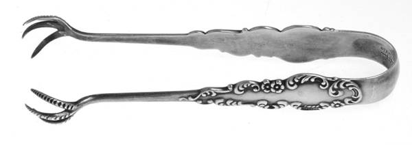 BLS7 (STERLING) Small Sugar Tongs