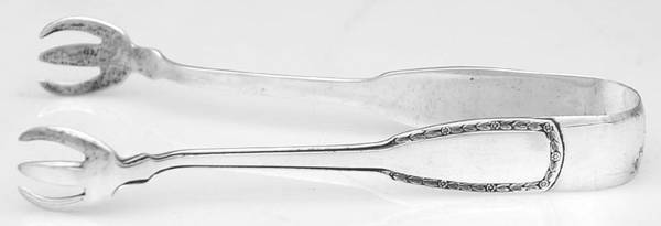 York (Sterling) Small Sugar Tongs
