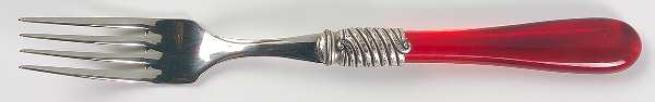 Crystal-Red (Stainless, Acrylic) Fork by Bugatti