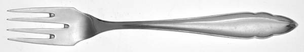 BMN14 (Silverplate) Individual Solid Fish Fork