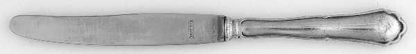 English Chippendale  Dessert Knife with Stainless Blade