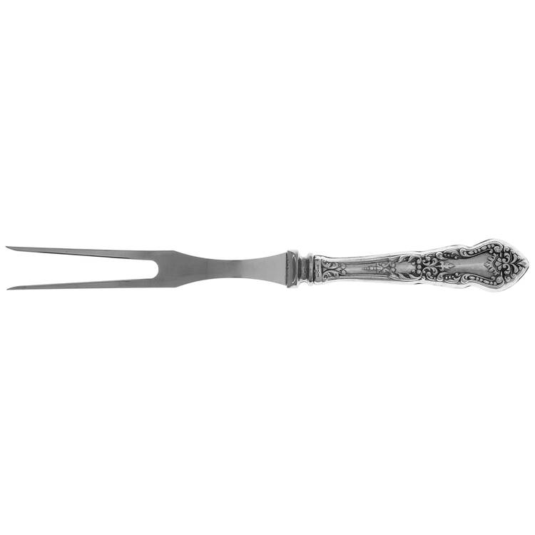 BLS17 (Sterling) Small Steak Carving Fork with Stainless Prongs