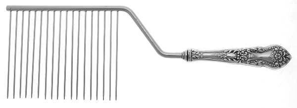 BLS17 (Sterling) Cake Breaker with Silverplate Prongs