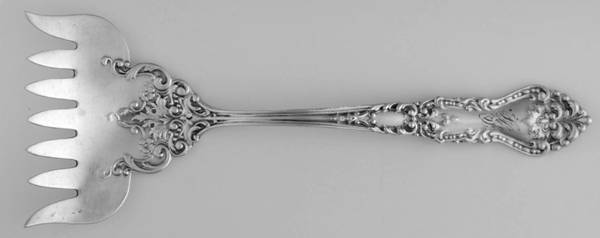 BLS17 (Sterling) Large Solid Tined Sardine Serving Fork
