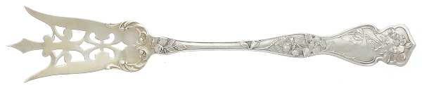 Cherry Blossom (Sterling, No Mono) Large Lettuce Serving Fork
