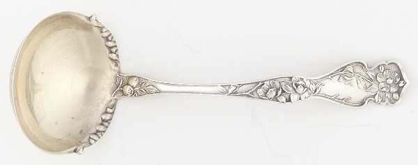 Cherry Blossom (Sterling, No Mono) Ladle-Cream/Solid Piece-Small