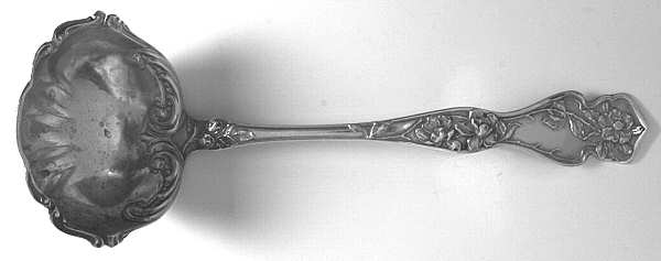 Cherry Blossom (Sterling, No Mono) Solid Gravy Ladle