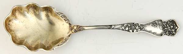 Cherry Blossom (Sterling, No Mono) Sugar Shell Spoon