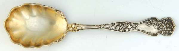 Cherry Blossom (Sterling, No Mono) Large Jelly Spoon
