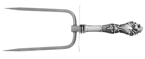 Azalia (Sterling) Large Joint/Roast Holder Fork