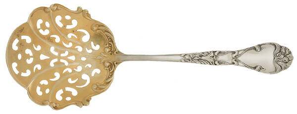 Azalia (Sterling) Tomato Server, Solid Piece