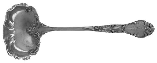 Azalia (Sterling) Solid Gravy Ladle