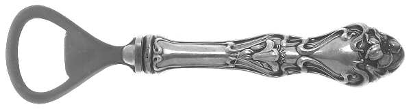 Azalia (Sterling) Bottle Opener with Silverplate Bowl