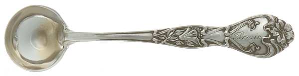 Azalia (Sterling) Master Salt Spoon