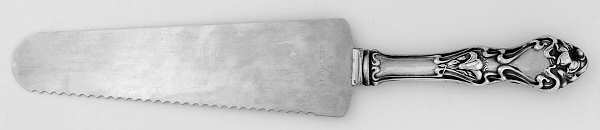 Azalia (Sterling) Pie & Cake Server with Stainless Blade