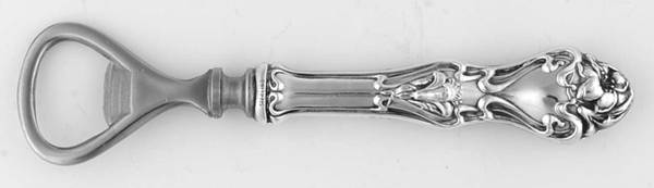 Azalia (Sterling) Bottle Opener with Stainless Bowl