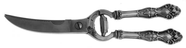 Azalia (Sterling) Poultry Shears with Stainless Blades