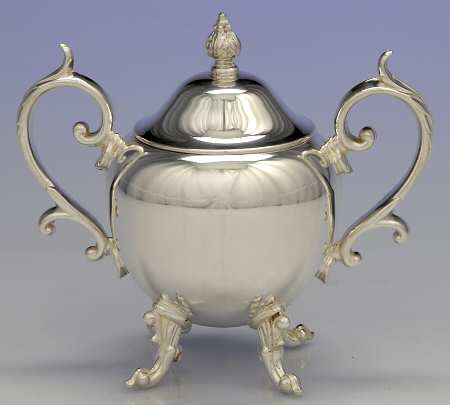 BIM14 (Silverplate, Hollowware) Sugar Bowl & Lid